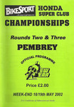 Programme cover of Pembrey Circuit, 19/05/2002
