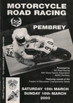 Programme cover of Pembrey Circuit, 16/03/2003