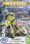 Programme cover of Pembrey Circuit, 25/01/2004