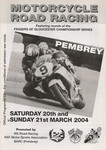 Programme cover of Pembrey Circuit, 21/03/2004