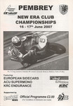 Programme cover of Pembrey Circuit, 17/06/2007