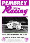 Programme cover of Pembrey Circuit, 16/04/1990