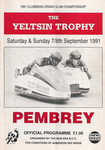 Programme cover of Pembrey Circuit, 08/09/1991
