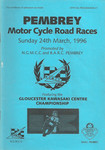 Programme cover of Pembrey Circuit, 24/03/1996