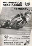 Programme cover of Pembrey Circuit, 31/03/1999