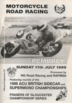 Programme cover of Pembrey Circuit, 11/07/1999