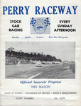 Programme cover of Wyoming County International Speedway, 1965