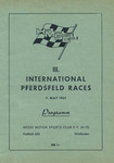 Programme cover of Pferdsfeld, 07/05/1961