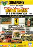 Programme cover of Phillip Island Circuit, 25/02/2001