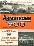 Programme cover of Phillip Island Circuit, 20/11/1960