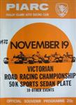 Programme cover of Phillip Island Circuit, 19/11/1972