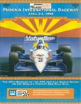 Programme cover of Phoenix International Raceway (USA), 04/04/1993