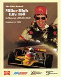 Programme cover of Phoenix International Raceway (USA), 31/10/1981