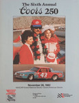 Programme cover of Phoenix International Raceway (USA), 28/11/1982
