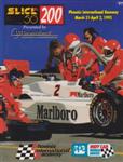 Programme cover of Phoenix International Raceway (USA), 02/04/1995