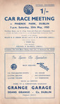 Programme cover of Phoenix Park (IRL), 20/05/1950
