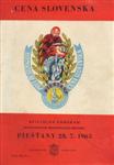 Programme cover of Piestany, 28/07/1963