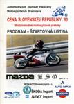 Programme cover of Piestany, 29/08/1993