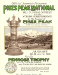 Programme cover of Pikes Peak International Hill Climb, 12/08/1916