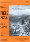 Programme cover of Pikes Peak International Hill Climb, 06/09/1948