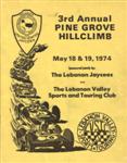 Programme cover of Pine Grove Hill Climb, 19/05/1974