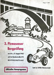 Programme cover of Pirmasens Hill Climb, 21/08/1960