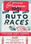 Programme cover of Playland Park Stadium, 1961