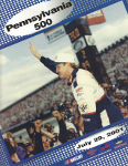 Programme cover of Pocono Raceway, 29/07/2001