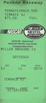 Ticket for Pocono Raceway, 23/07/2006