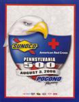 Programme cover of Pocono Raceway, 03/08/2008