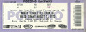 Ticket for Pocono Raceway, 01/08/2010