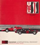 Programme cover of Pocono Raceway, 19/10/1969