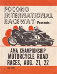 Programme cover of Pocono Raceway, 22/08/1971