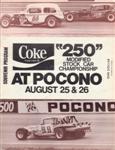 Programme cover of Pocono Raceway, 26/08/1973