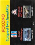 Programme cover of Pocono Raceway, 20/08/1977