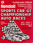 Programme cover of Pocono Raceway, 02/08/1981