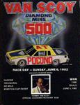 Programme cover of Pocono Raceway, 06/06/1982