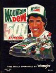 Programme cover of Pocono Raceway, 25/07/1982