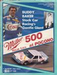 Programme cover of Pocono Raceway, 08/06/1986