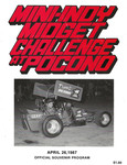 Programme cover of Pocono Raceway, 26/04/1987