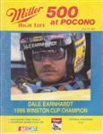 Programme cover of Pocono Raceway, 14/06/1987