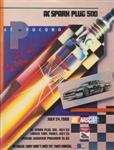 Programme cover of Pocono Raceway, 24/07/1988