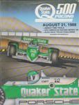 Programme cover of Pocono Raceway, 21/08/1988