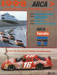 Programme cover of Pocono Raceway, 20/06/1998