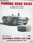 Programme cover of Los Angeles County Fairgrounds, 21/10/1956