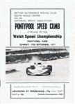 Programme cover of Pontypool Park Hill Climb, 18/09/1977