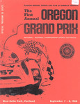 Programme cover of Portland International Raceway, 08/09/1968