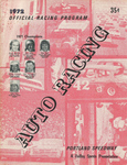 Programme cover of Portland Speedway, 25/06/1972