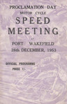 Programme cover of Port Wakefield, 28/12/1953
