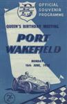 Programme cover of Port Wakefield, 16/06/1958